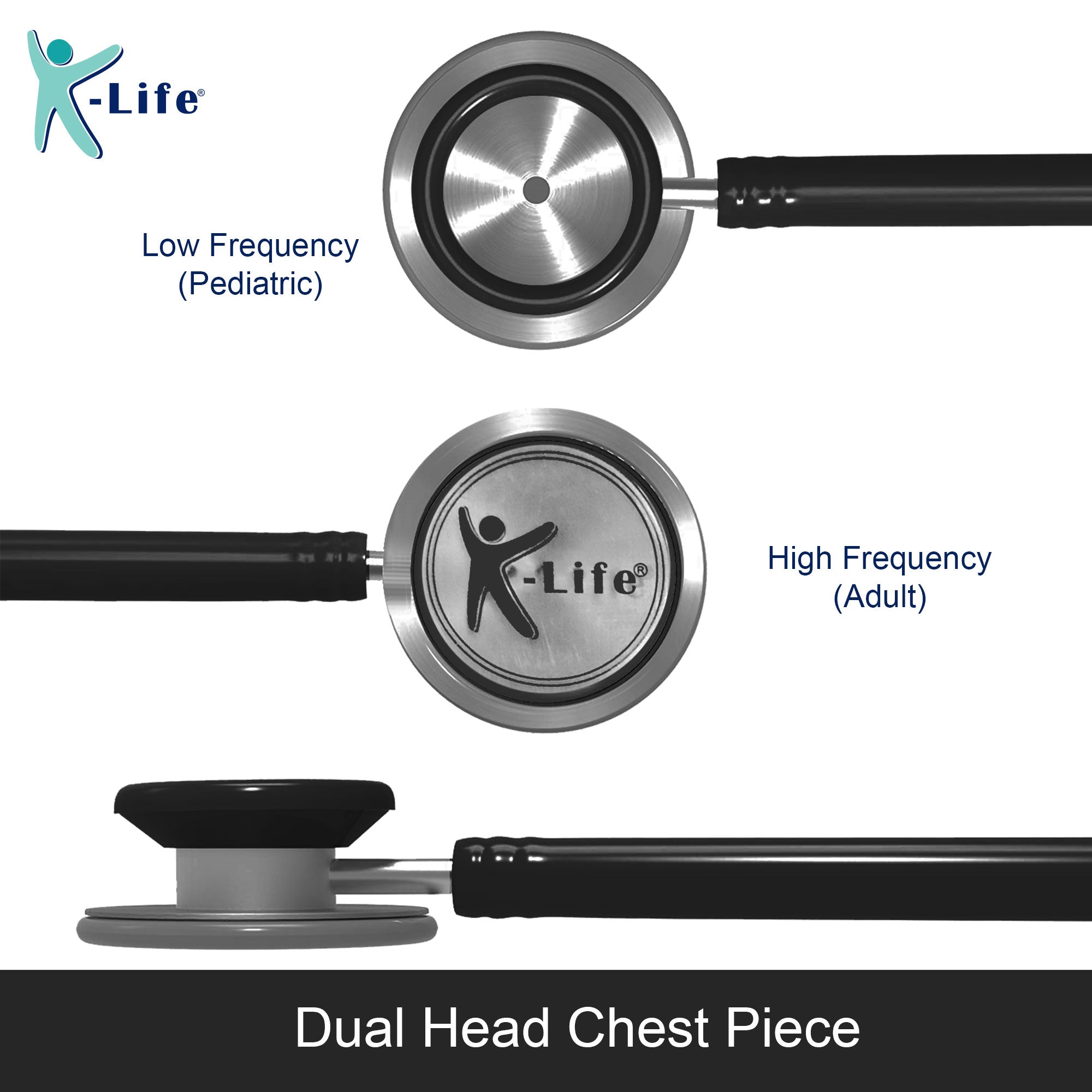 K-life ST-102 Professional Single head Chest Piece for medical students nurses doctors Acoustic Stethoscope