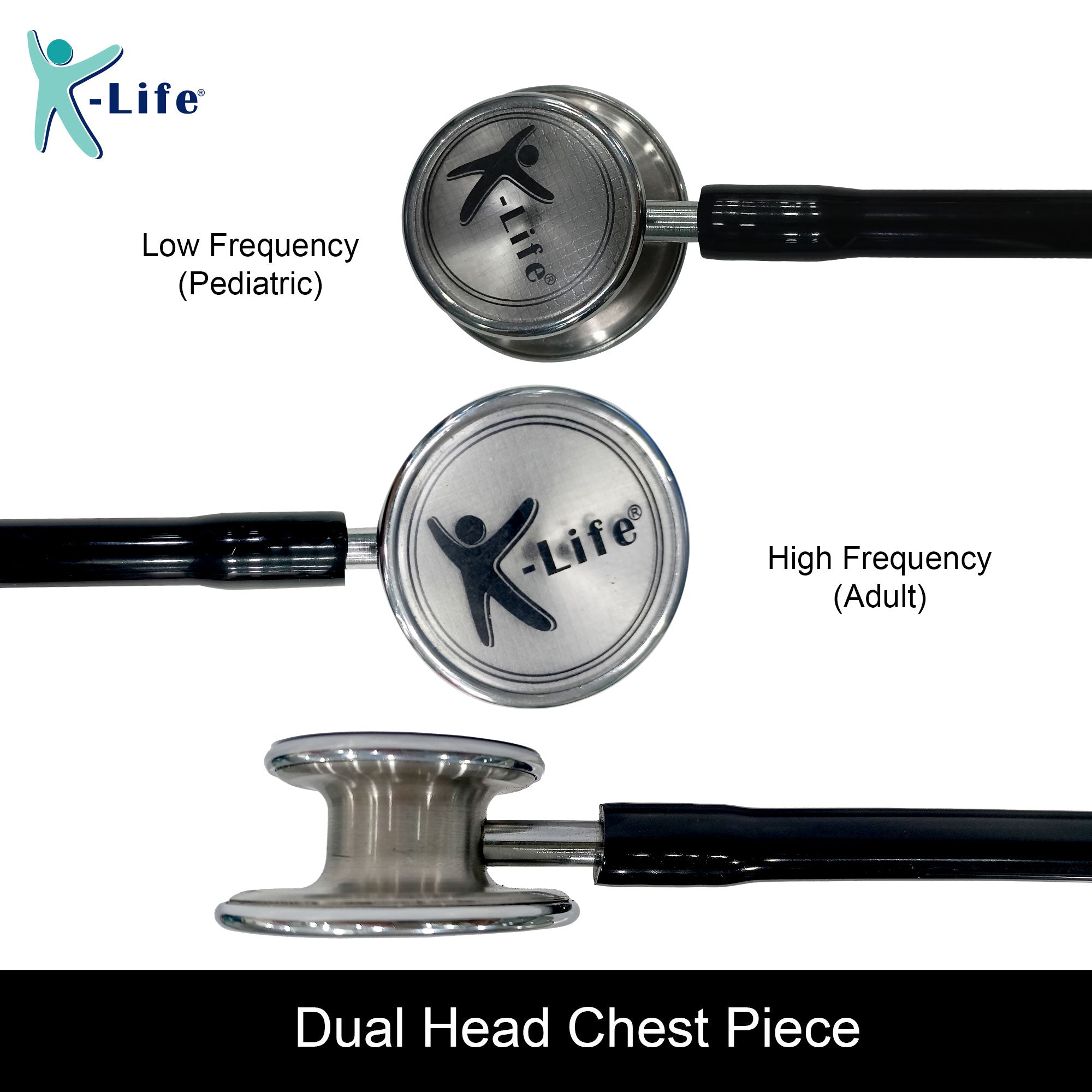 K-life ST-104 Professional Dual head Chest Piece for Adult & Pediatric Patient Acoustic Stethoscope