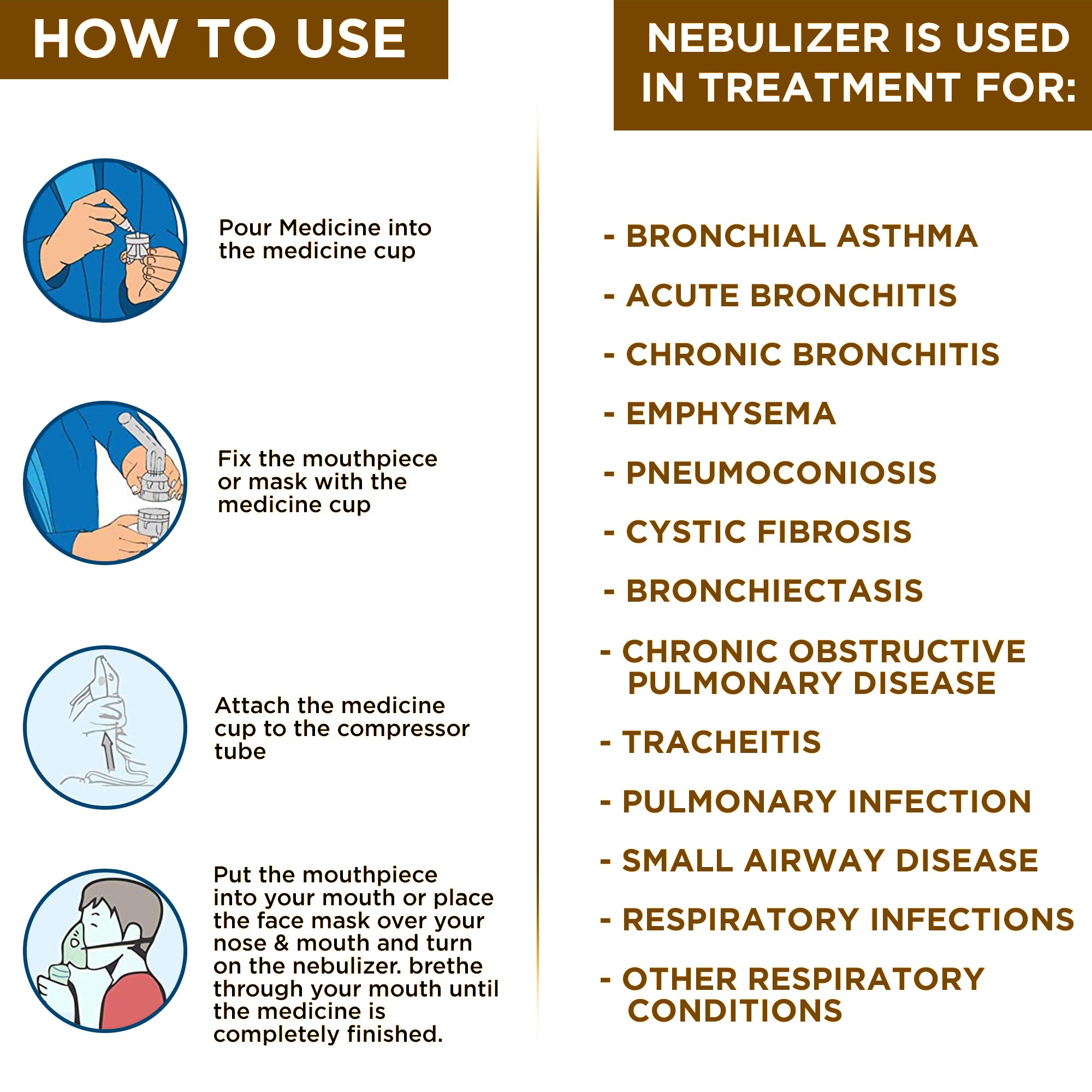 K-life 102B Steam Respiratory Machine Kit For Baby Adults kids Asthma Inhaler Patients Nebulizer (White)