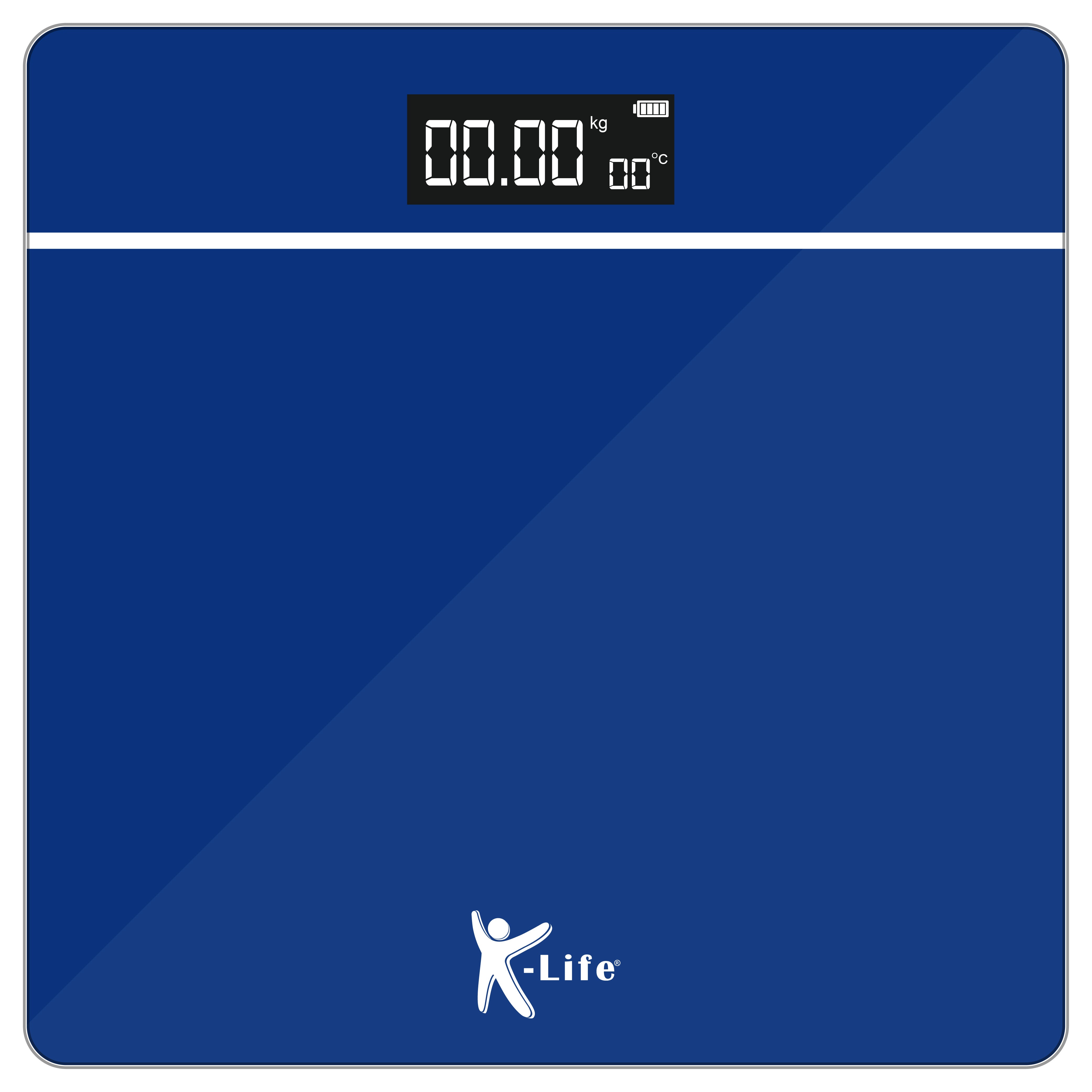 K-life WS-105 Electronic Digital Weight Check machine For Human Body 180kg Capacity Weighing Scale…