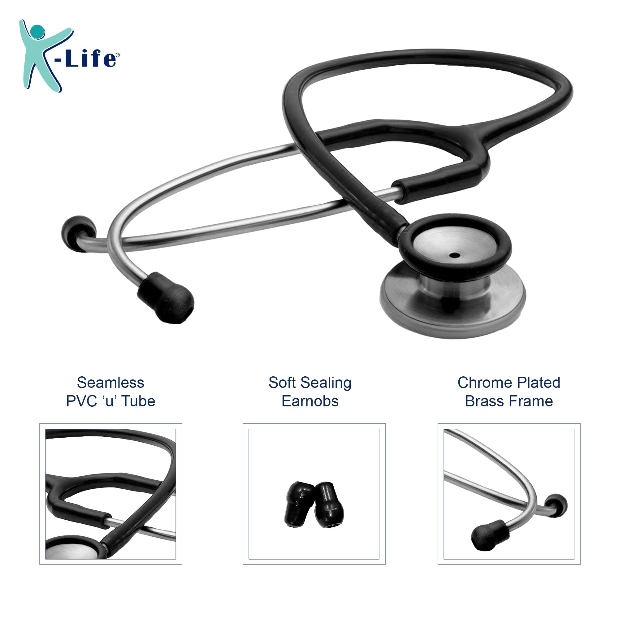 K-life ST-103 Professional Single head Chest Piece for medical students nurses doctors Acoustic Stethoscope