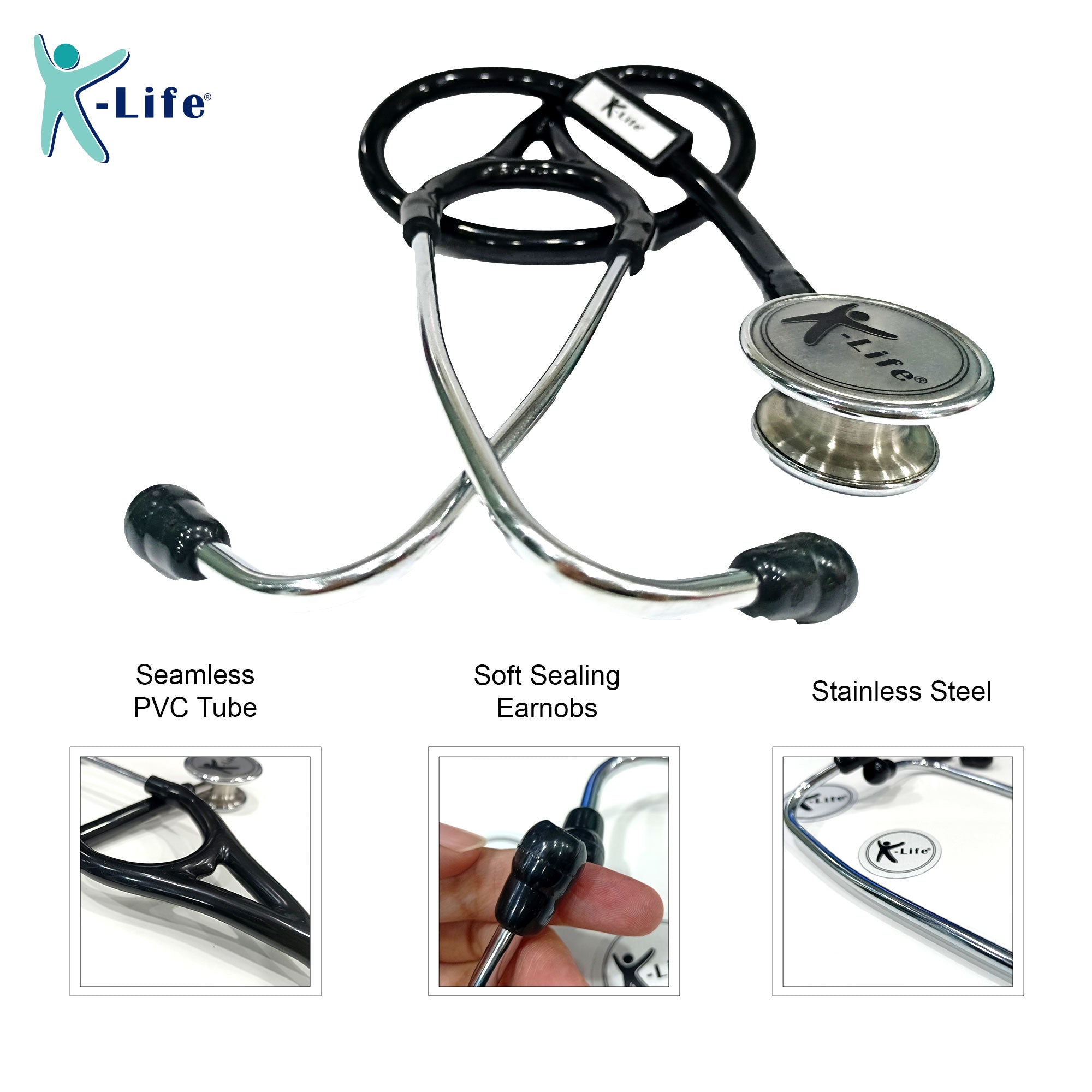 K-life ST-104 Professional Single head Chest Piece for medical students nurses doctors Acoustic Stethoscope