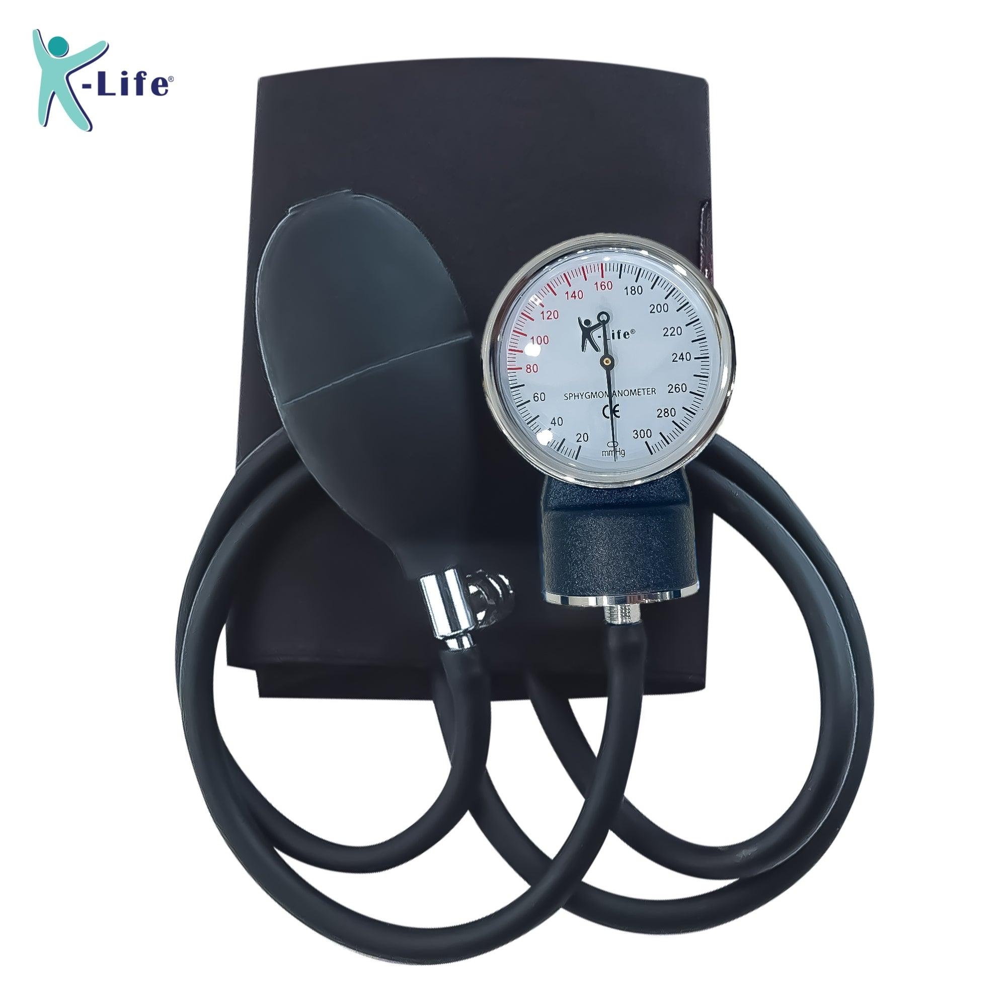K-life Aneroid Manual Sphygmomanometer & Pressure Gauge Blood Pressure Machine Bp Monitor  (Black)