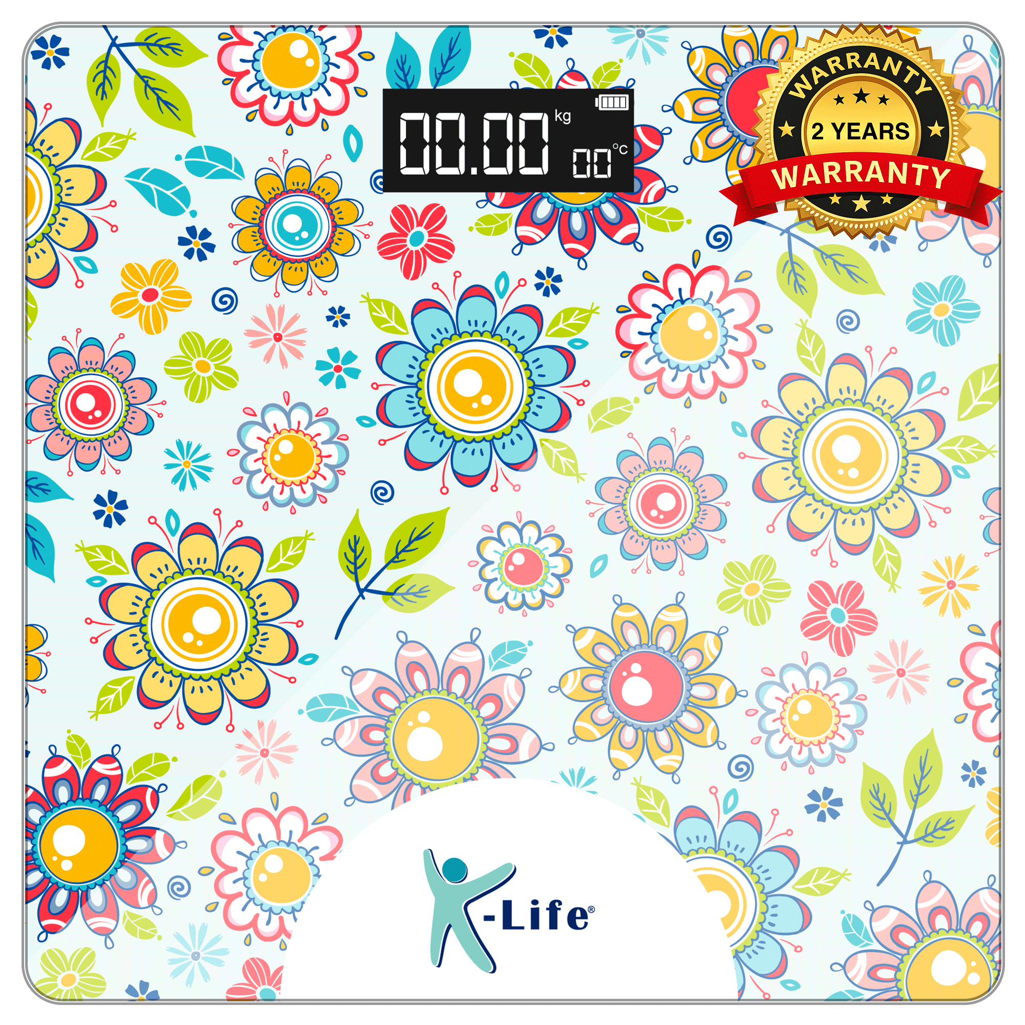 K-life WS-108 Electronic Digital Weight Check machine For Human Body 180kg Capacity Weighing Scale