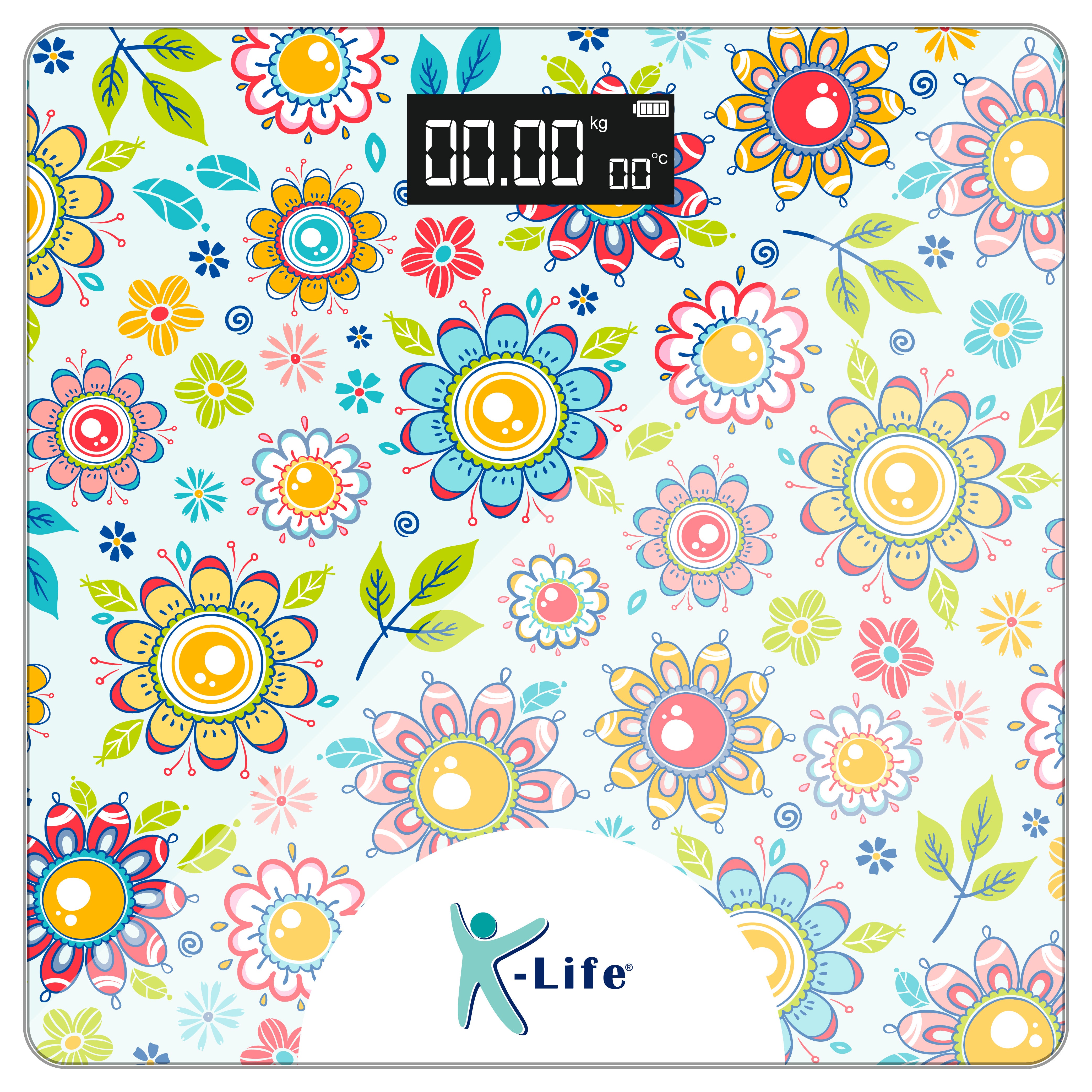 K-life WS-108 Electronic Digital Weight Check machine For Human Body 180kg Capacity Weighing Scale